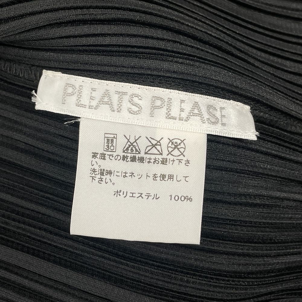 PLEATS PLEASE(プリーツプリーズ) イッセイミヤケ プリーツ加工 前結び サイズ3 PP53-J0563 カーディガン ポリエステル レディース【中古AB】20240804