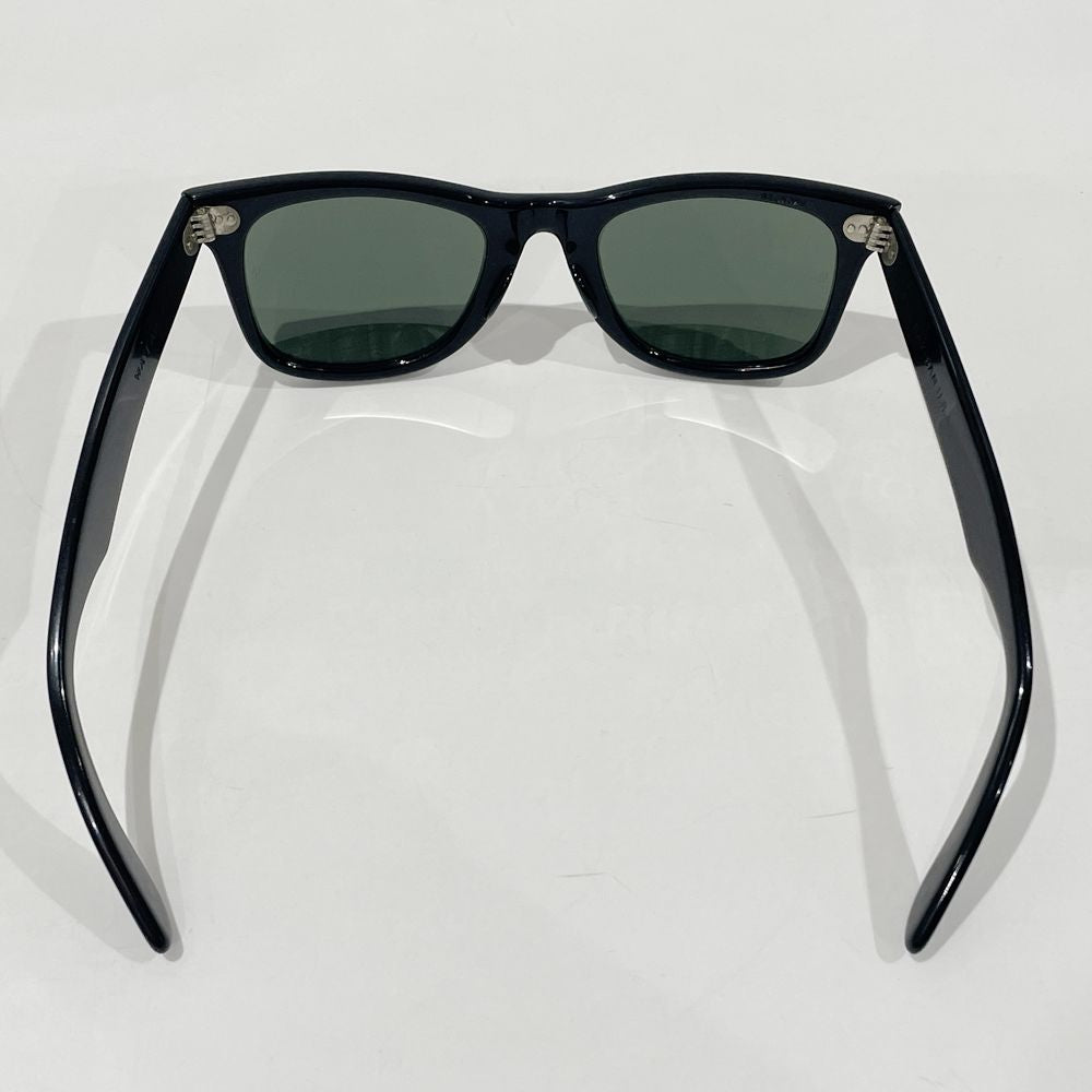 中古AB/使用感小】Ray-Ban レイバン ヴィンテージ ウェイファーラー ウェリントン B&L USA ユニセックス サングラス  ブラック20484028