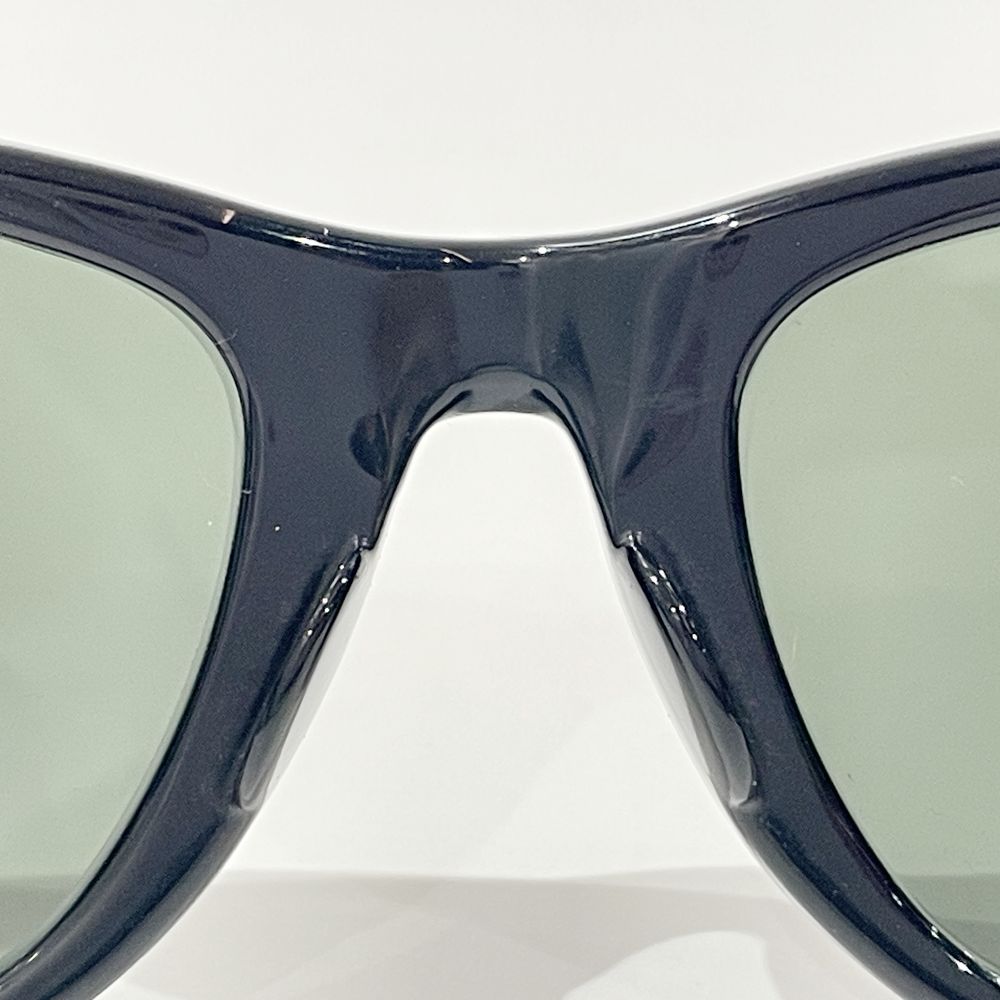 中古AB/使用感小】Ray-Ban レイバン ヴィンテージ ウェイファーラー ウェリントン B&L USA ユニセックス サングラス  ブラック20484028