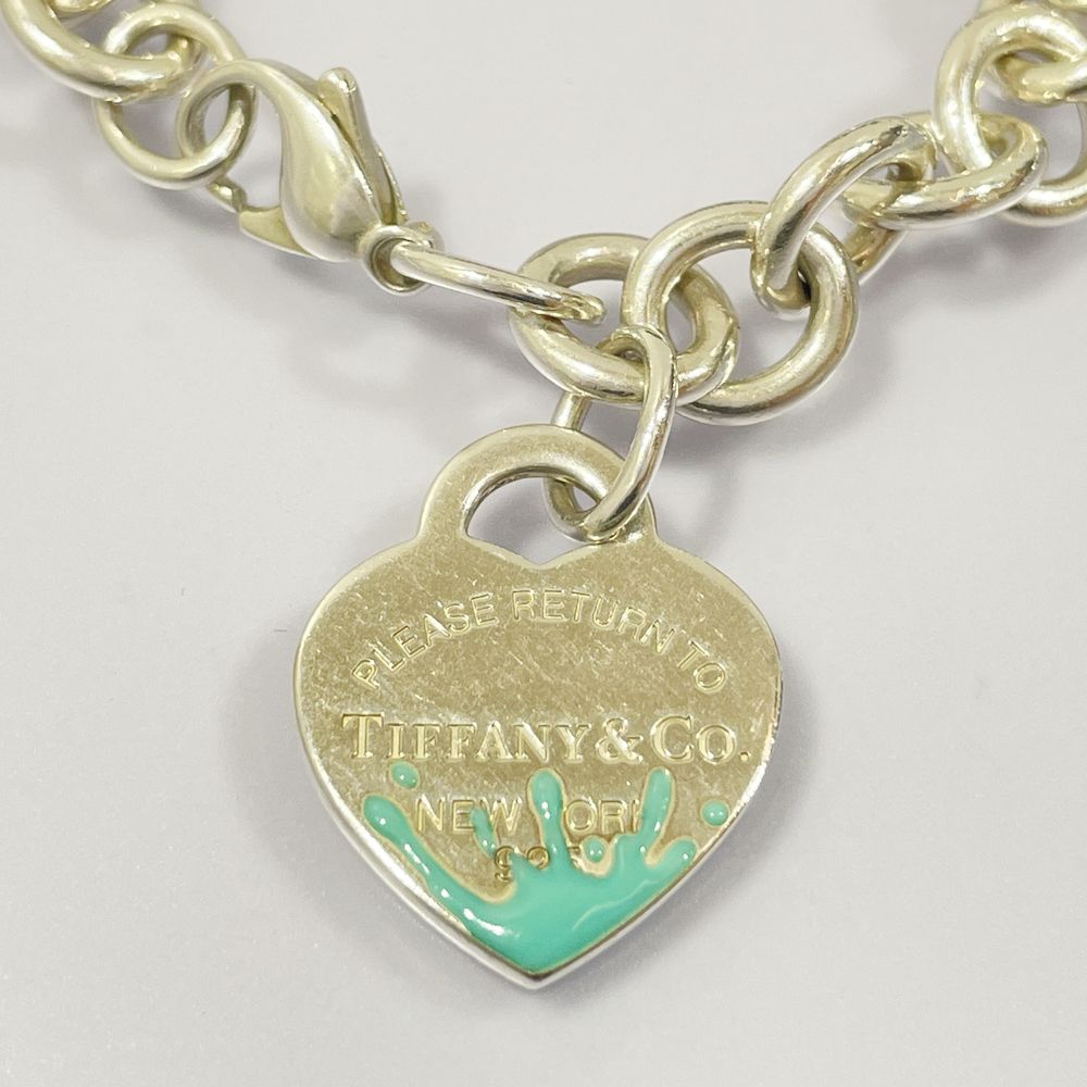 TIFFANY&Co.(ティファニー) リターントゥ ハート カラースプラッシュ ブレスレット シルバー925 レディース【中古AB】20240912