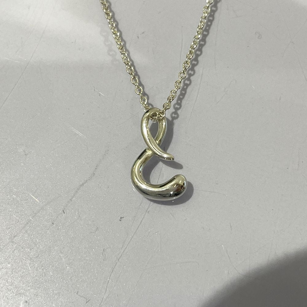 中古AB/使用感小】TIFFANY&Co. ティファニー イニシャルS シルバー925 レディース ネックレス SV92520484065