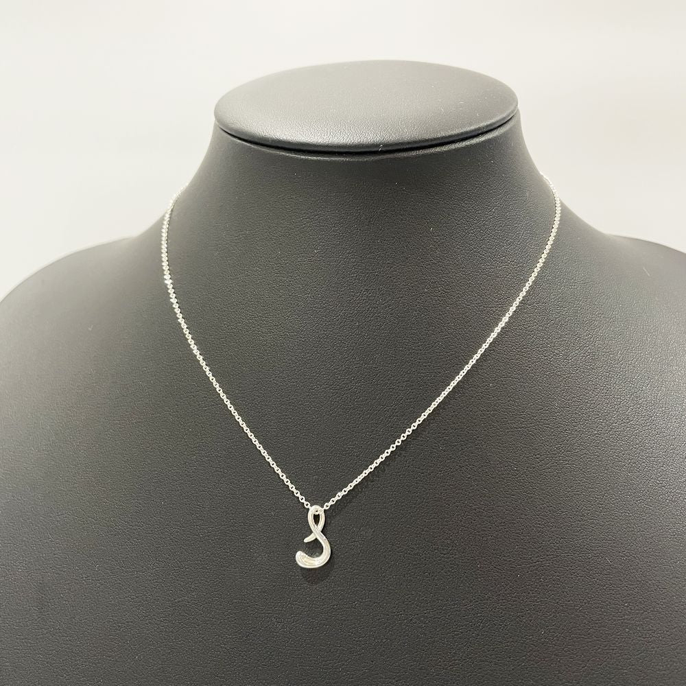 中古AB/使用感小】TIFFANY&Co. ティファニー イニシャルS シルバー925 レディース ネックレス SV92520484065