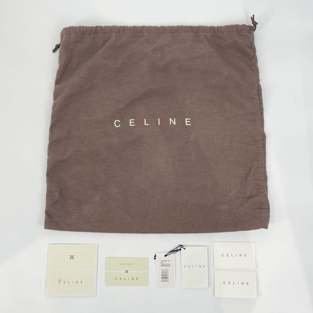 CELINE(セリーヌ) ブギーバッグ マカダム 型押し 134023CGN トートバッグ レザー/スエード レディース【中古AB】20240824