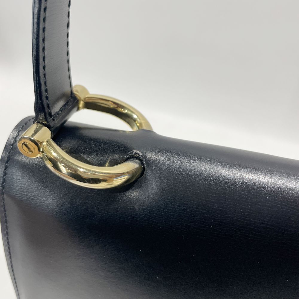 CELINE(セリーヌ) リング金具 トップハンドル ダブルフラップ ヴィンテージ ハンドバッグ レザー レディース【中古AB】20240824