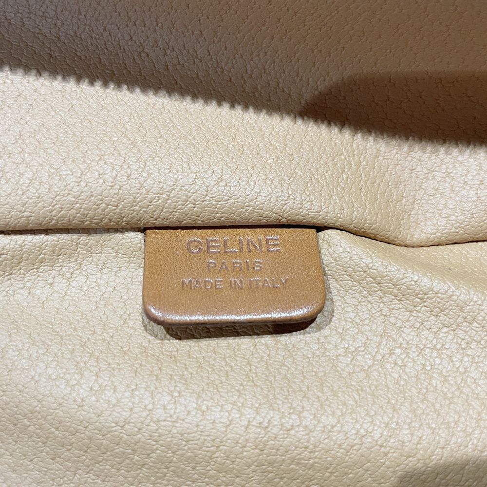 CELINE(セリーヌ) マカダム バニティ ヴィンテージ ハンドバッグ PVC/レザー レディース【中古AB】20240824