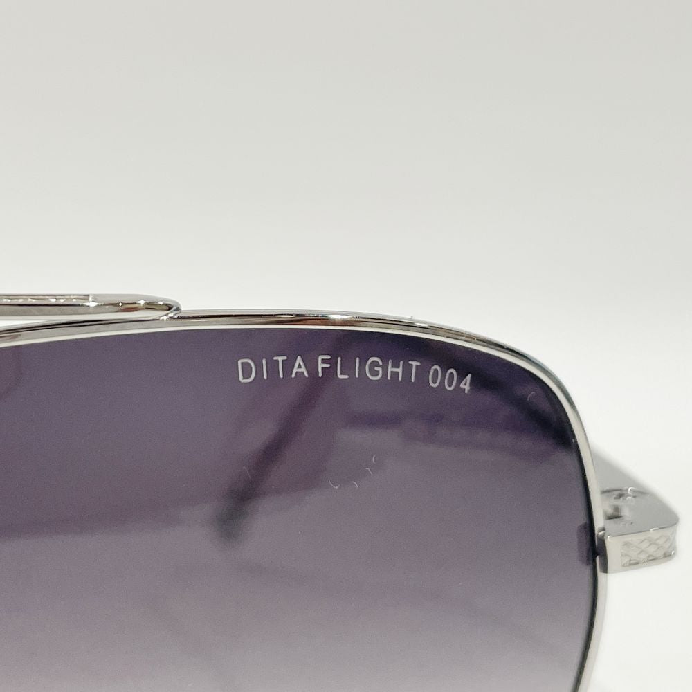 中古A/美品】 DITA ディータ ティアドロップ FLIGHT 004 フライト チタン製 軽量 ユニセックス サングラス シルバー /グレー20484903