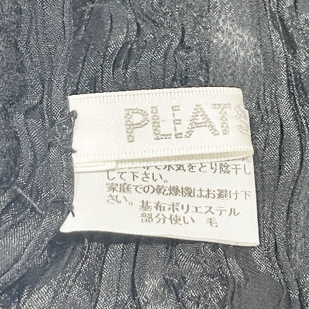 PLEATS PLEASE(プリーツプリーズ) イッセイミヤケ プリーツ加工 フリンジ PP24-AD181 ストール ポリエステル/ウール レディース【中古AB】20240817