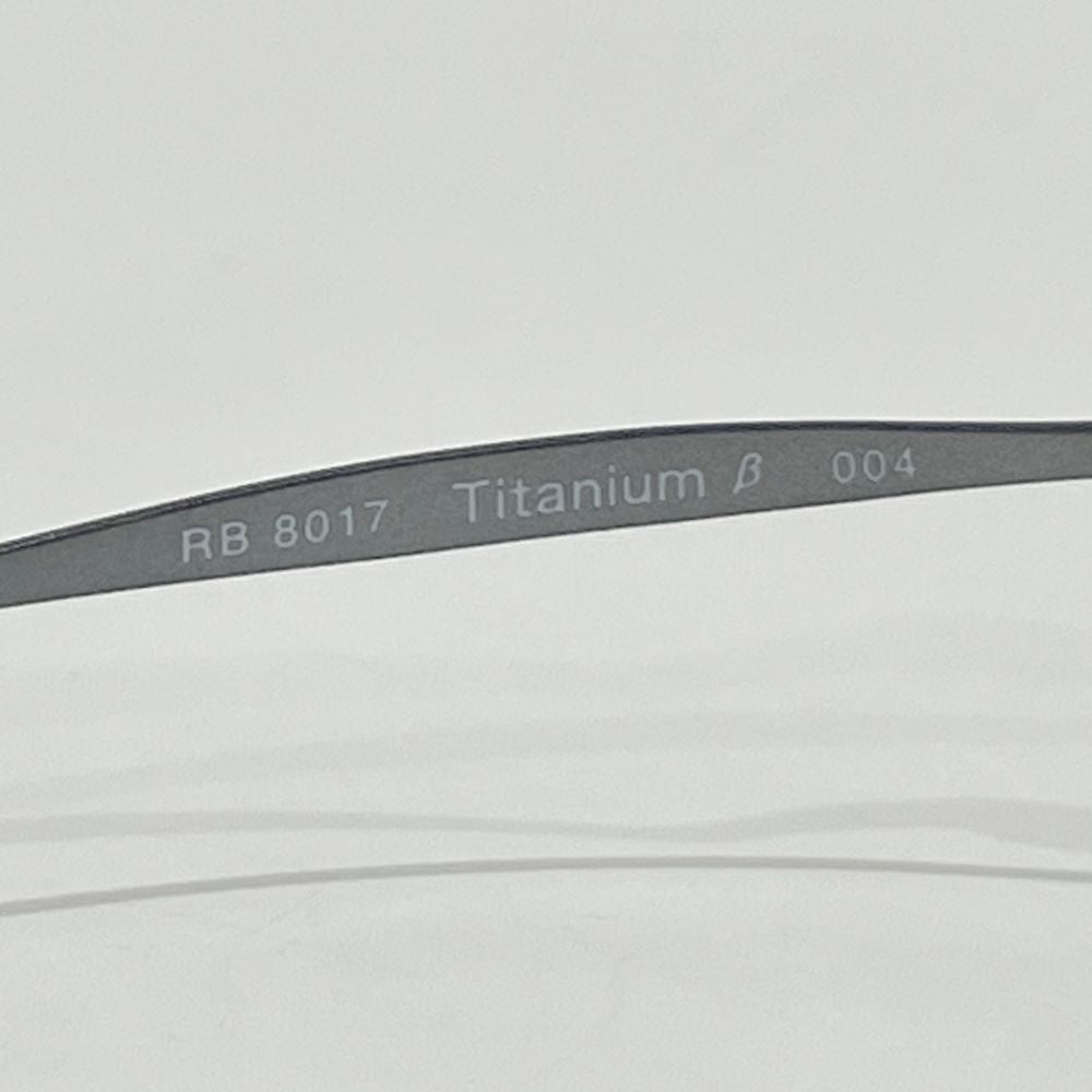 Ray-Ban(レイバン) TITANIUMβ オーバル チタン製 スポーツタイプ RB3199 サングラス メタル/ ユニセックス【中古AB】20240818