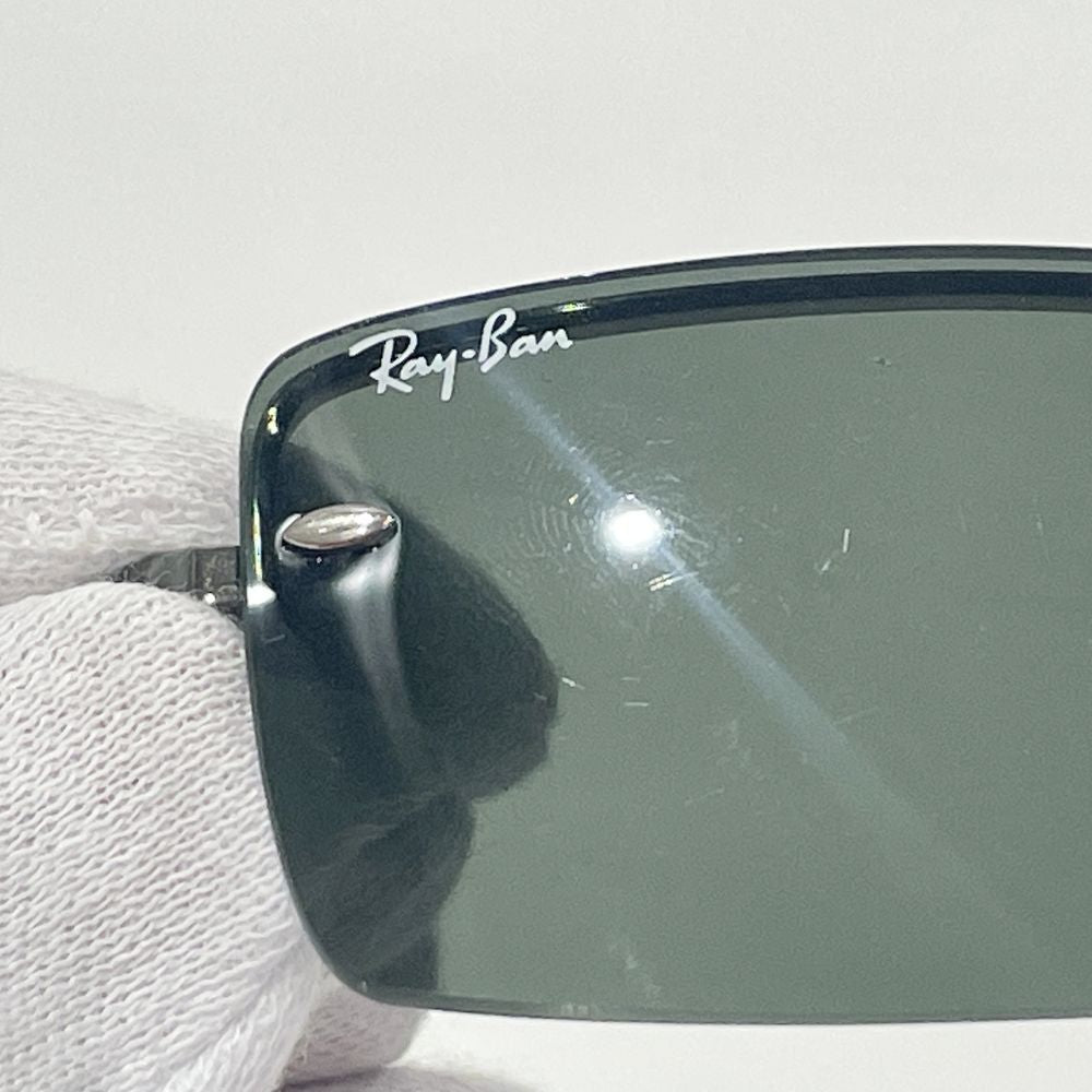 Ray-Ban(レイバン) リムレスレクタングル スクエア フチなし RB3199 サングラス メタル/アセテート ユニセックス【中古BC】20240818