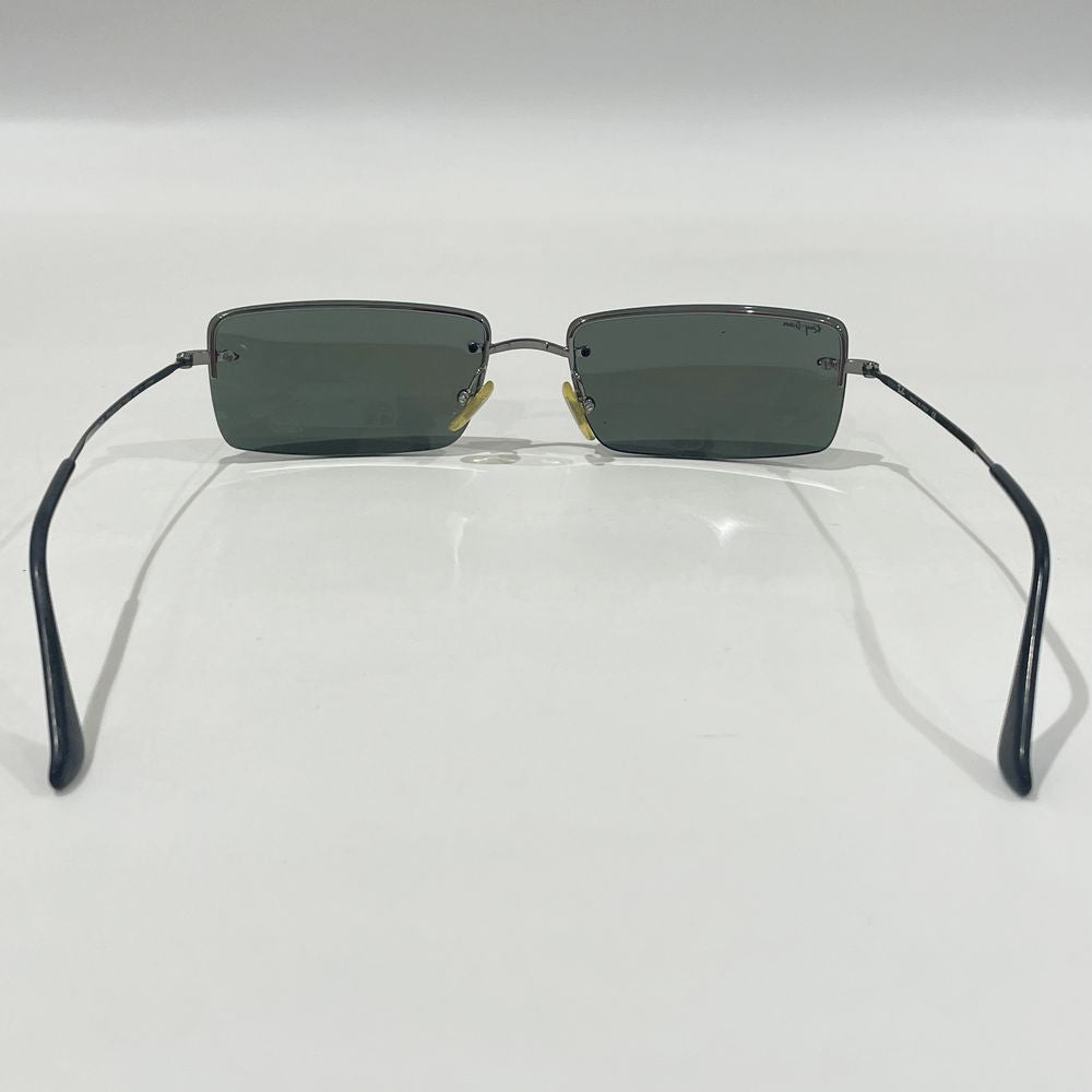 中古BC/使用感中】Ray-Ban レイバン リムレスレクタングル スクエア フチなし ユニセックス サングラス RB3199 シルバー20484921