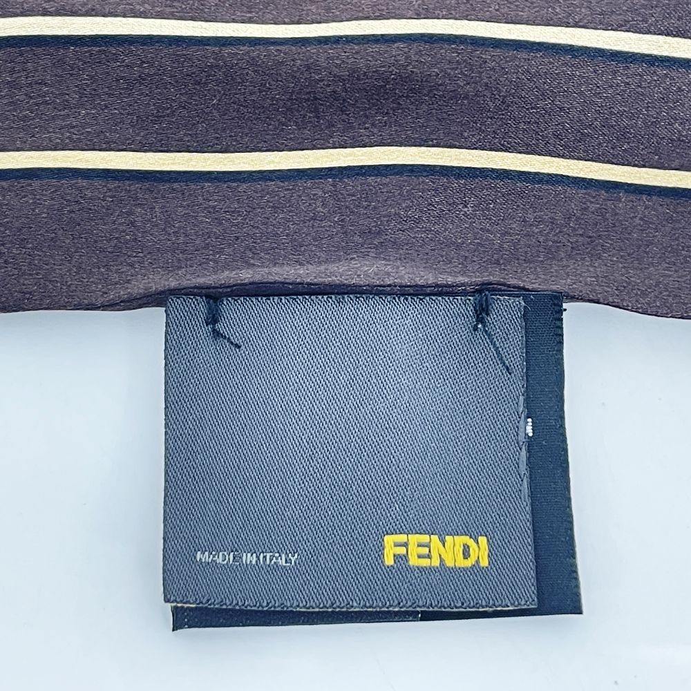 FENDI(フェンディ) ファーストール 衣料品 スカーフ 襟巻 ストール シルク/ラビット/フォックス ユニセックス【中古AB】20240827