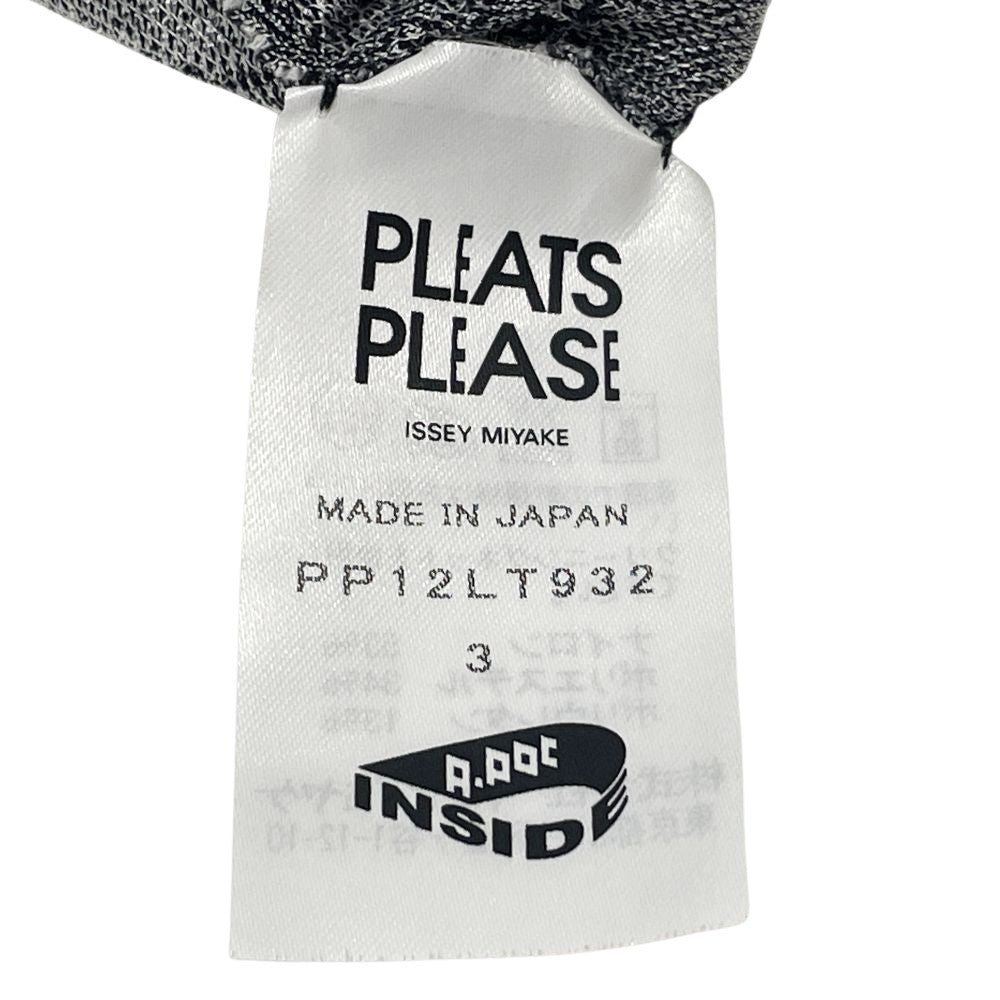 PLEATS PLEASE(プリーツプリーズ) A-POC INSIDE 総柄 半袖 サイズ3 PP12LT932 ワンピース ナイロン/ポリエステル/ポリウレタン レディース【中古AB】20240817