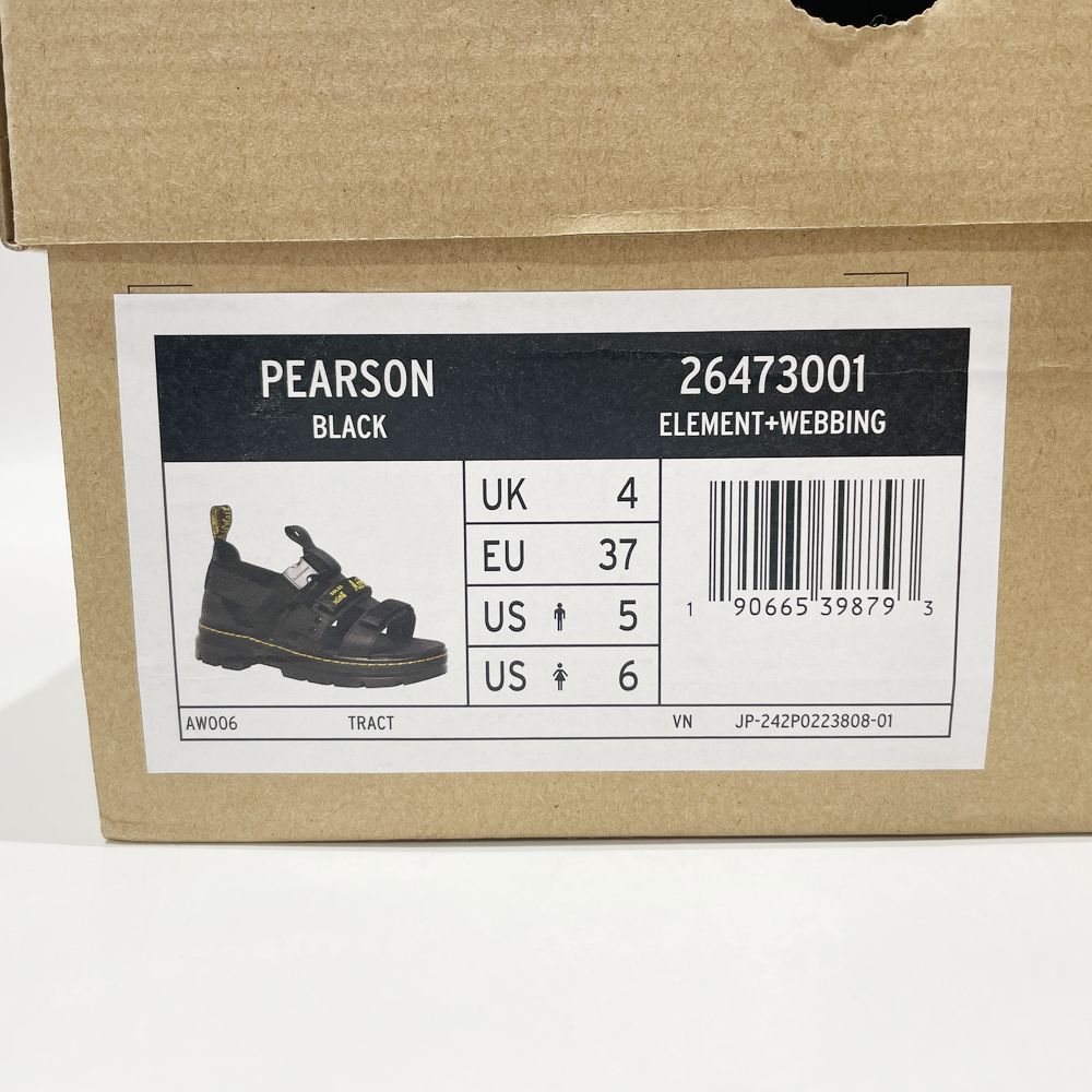 Dr.Martens(ドクターマーチン) PEARSON UK4（JP23cm程度）3ストラップ 厚底 TRACT サンダル ラバー/ナイロン ユニセックス【中古A】20240822