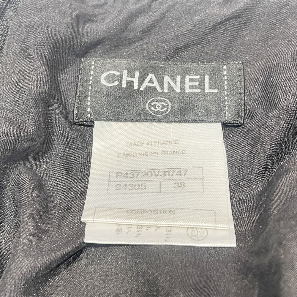 CHANEL(シャネル) ツイード ココマーク タイト 膝丈 2012SS ボトムス スカート コットン/シルク レディース【中古BC】20240925