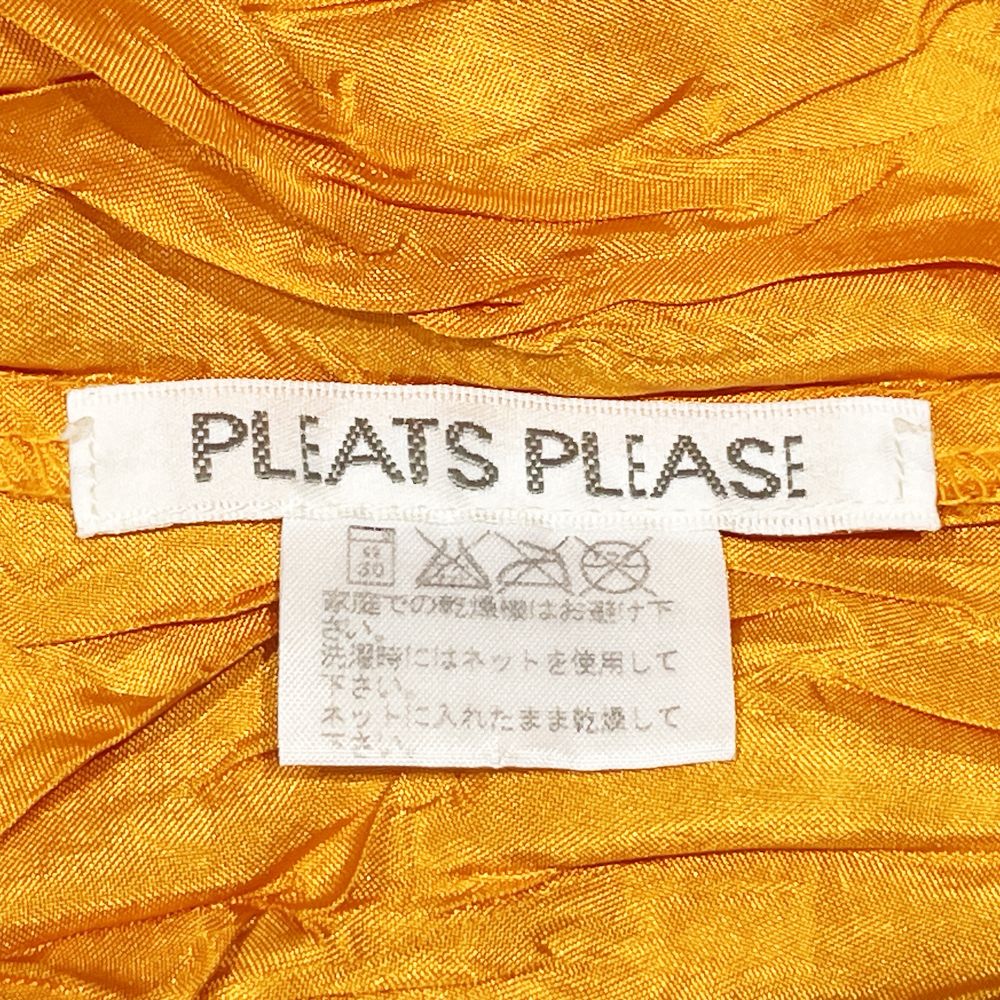 PLEATS PLEASE(プリーツプリーズ) イッセイミヤケ プリーツ加工 しわ加工 サイズ3 PP32-ZT913 半袖シャツ ポリエステル レディース【中古B】20240817