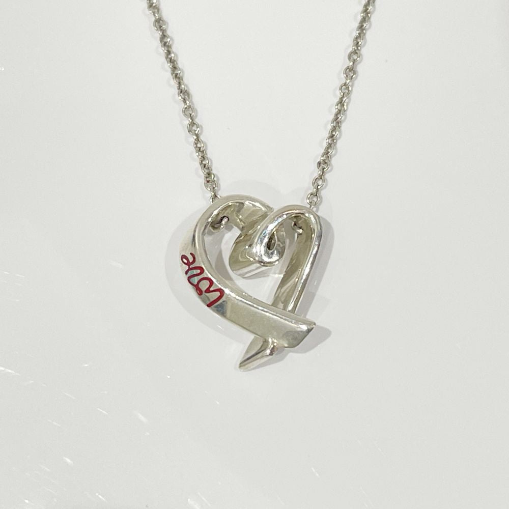 TIFFANY&Co.(ティファニー) パロマピカソ ラビングハート ラブ LOVE 2012年ホワイトデー限定 ネックレス シルバー925 レディース【中古AB】20240816