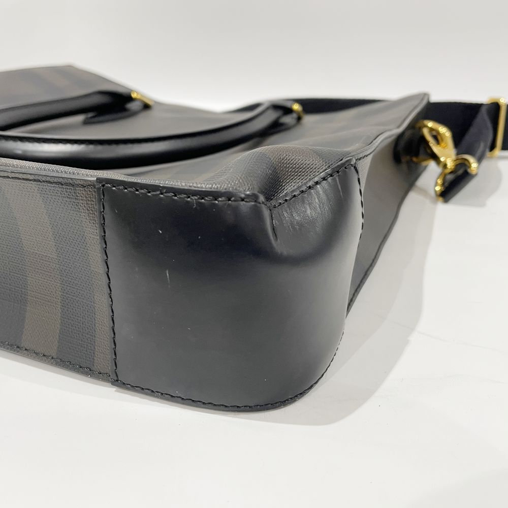 BURBERRY(バーバリー) チェック 2WAY トートバッグ PVC/レザー メンズ【中古B】20240825