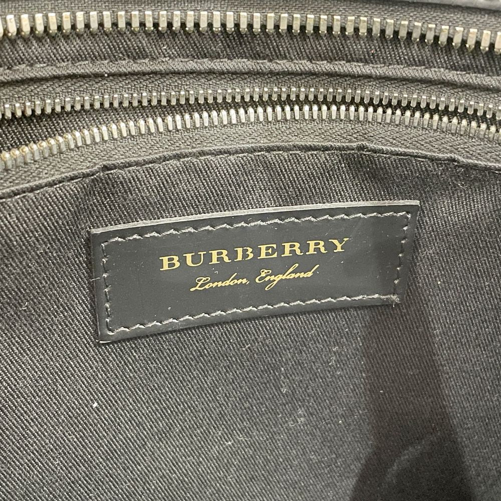 BURBERRY(バーバリー) チェック 2WAY トートバッグ PVC/レザー メンズ【中古B】20240825