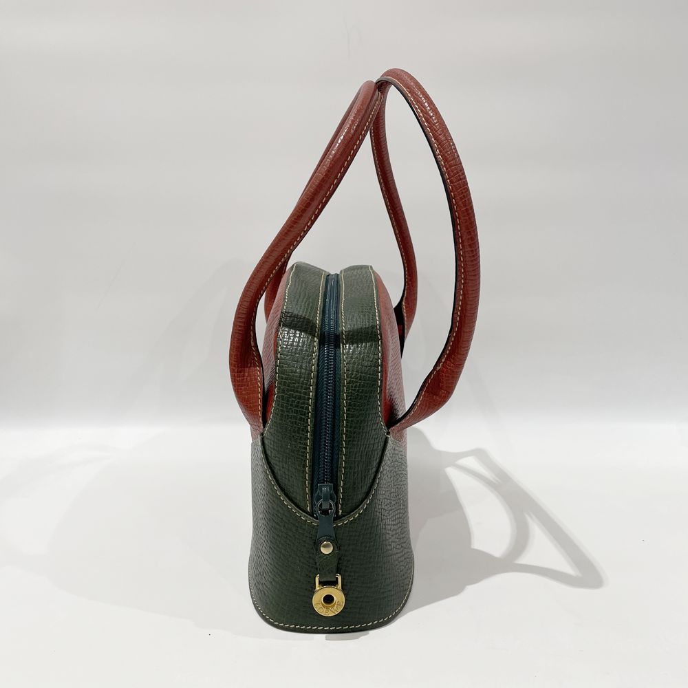 LOEWE(ロエベ) ロゴ 型押し バイカラー ヴィンテージ ハンドバッグ レザー レディース【中古AB】20240825