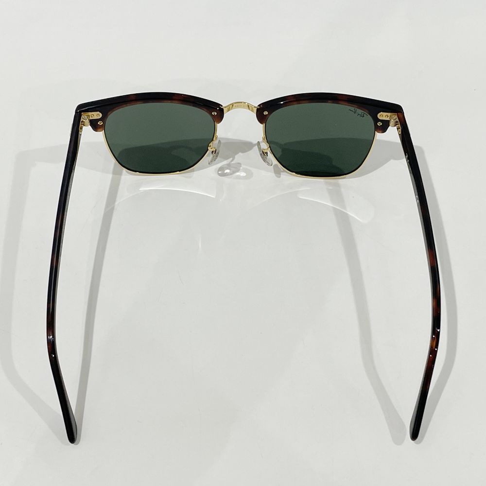 中古A/美品】Ray-Ban レイバン クラブマスター デミ柄 G-15 コンビ ボストン ユニセックス サングラス RB3016 W0366  ブラウン/ゴールド20485023