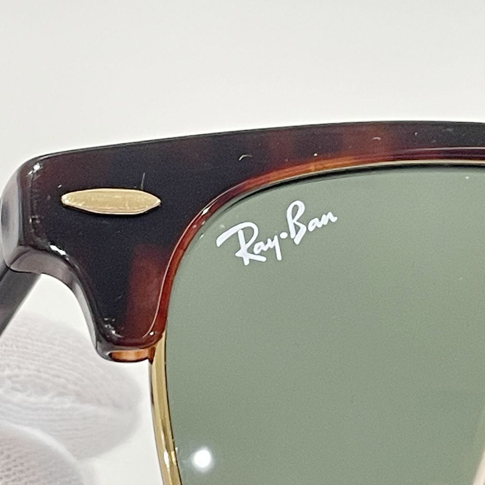 Ray-Ban(レイバン) クラブマスター デミ柄 G-15 コンビ ボストン RB3016 W0366 サングラス メタル/アセテート ユニセックス【中古A】20240812