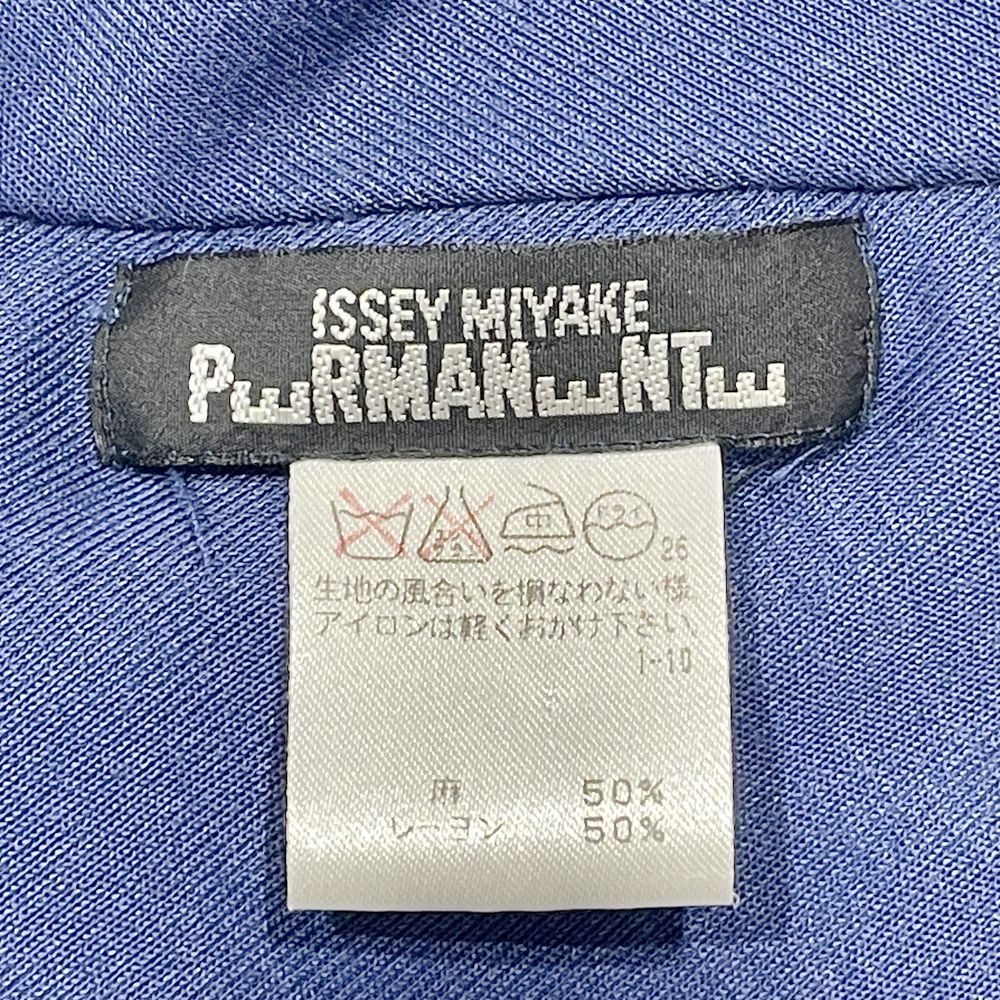 ISSEY MIYAKE(イッセイミヤケ) PERMANENTE ペルマネンテ 変形 ドレープ ノースリーブ PE41-JJ210 カットソー リネン/レーヨン レディース【中古AB】20240817