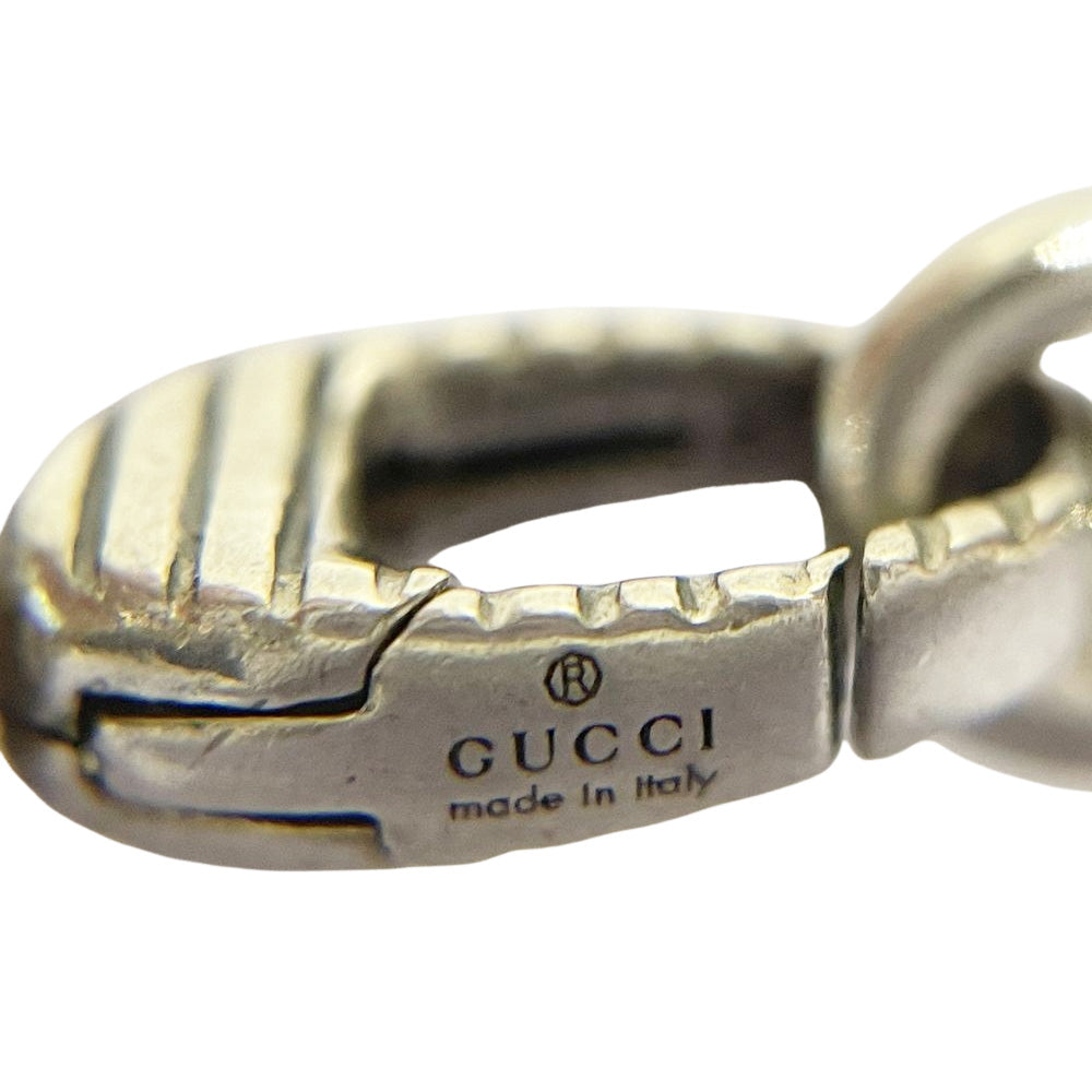 GUCCI(グッチ) ウロボロス サークル ネックレス シルバー925 メンズ【中古】20240909