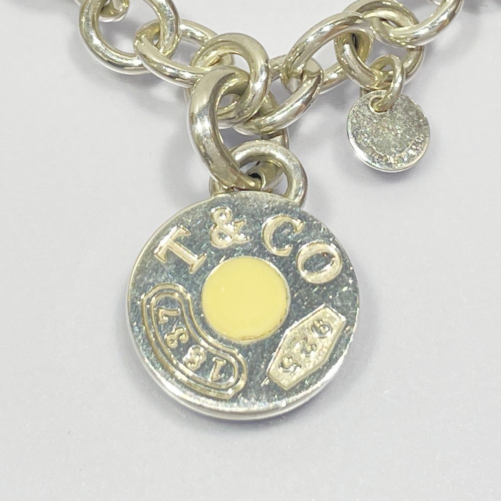 TIFFANY&Co.(ティファニー) 1837 エナメル 小豆チェーン ブレスレット シルバー925 レディース【中古】20240913