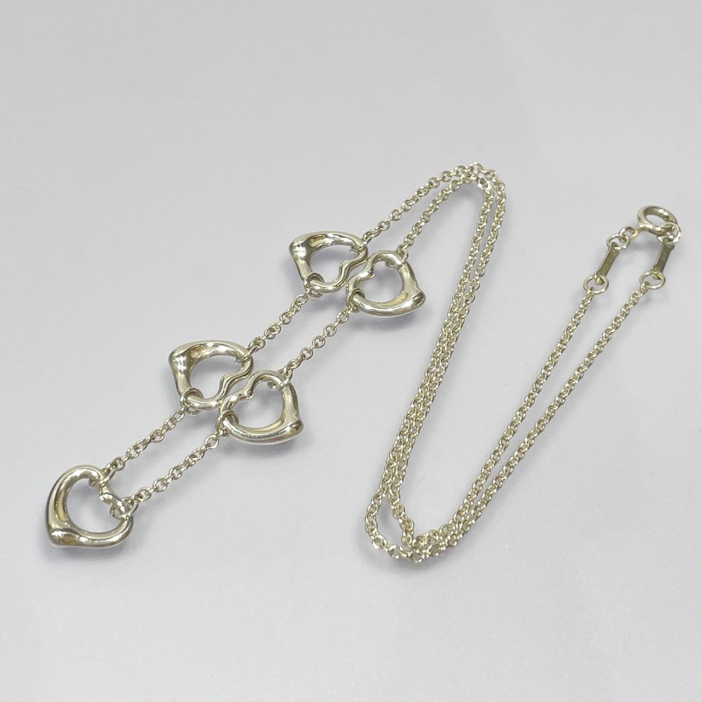 TIFFANY&Co.(ティファニー) エルサペレッティ オープンハート 5連 ネックレス シルバー925 レディース【中古AB】20240809