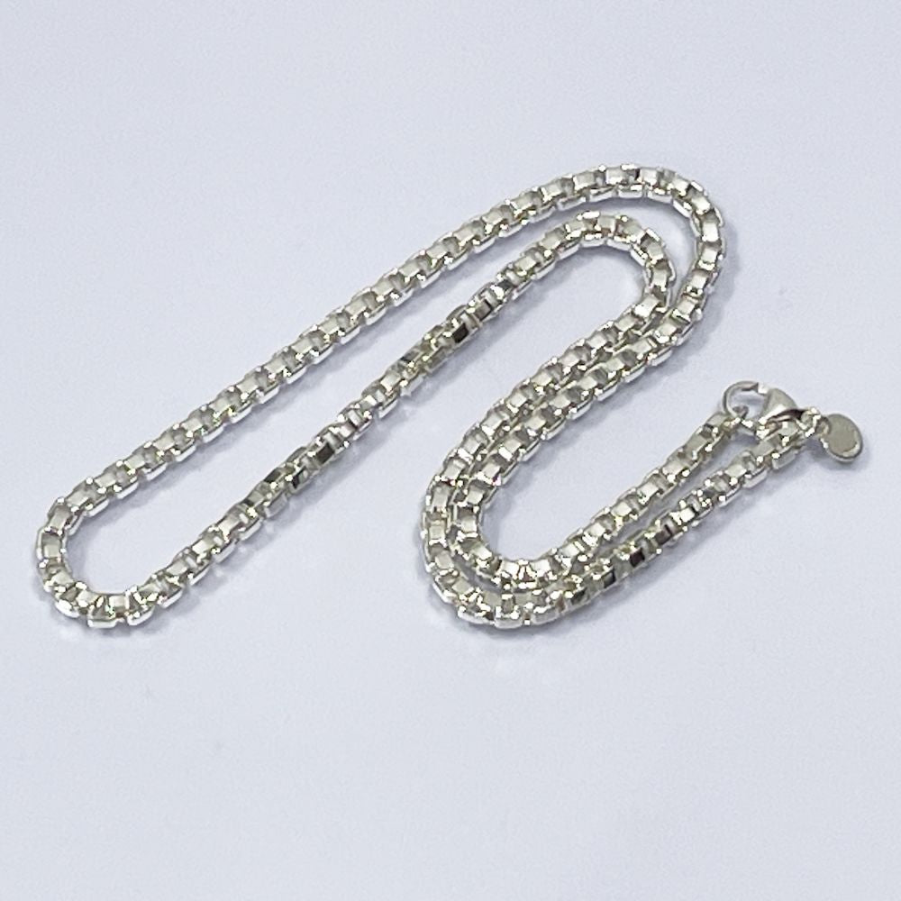 中古AB/使用感小】TIFFANY&Co. ティファニー ベネチアン シルバー925 メンズ ネックレス シルバー20485063