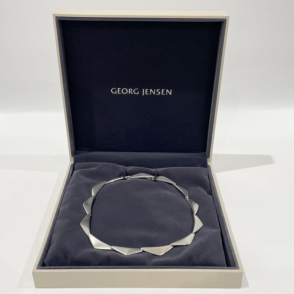 Georg Jensen(ジョージジェンセン) ピーク トライアングルエッジ リンク ネックレス シルバー925 ユニセックス【中古】20240814