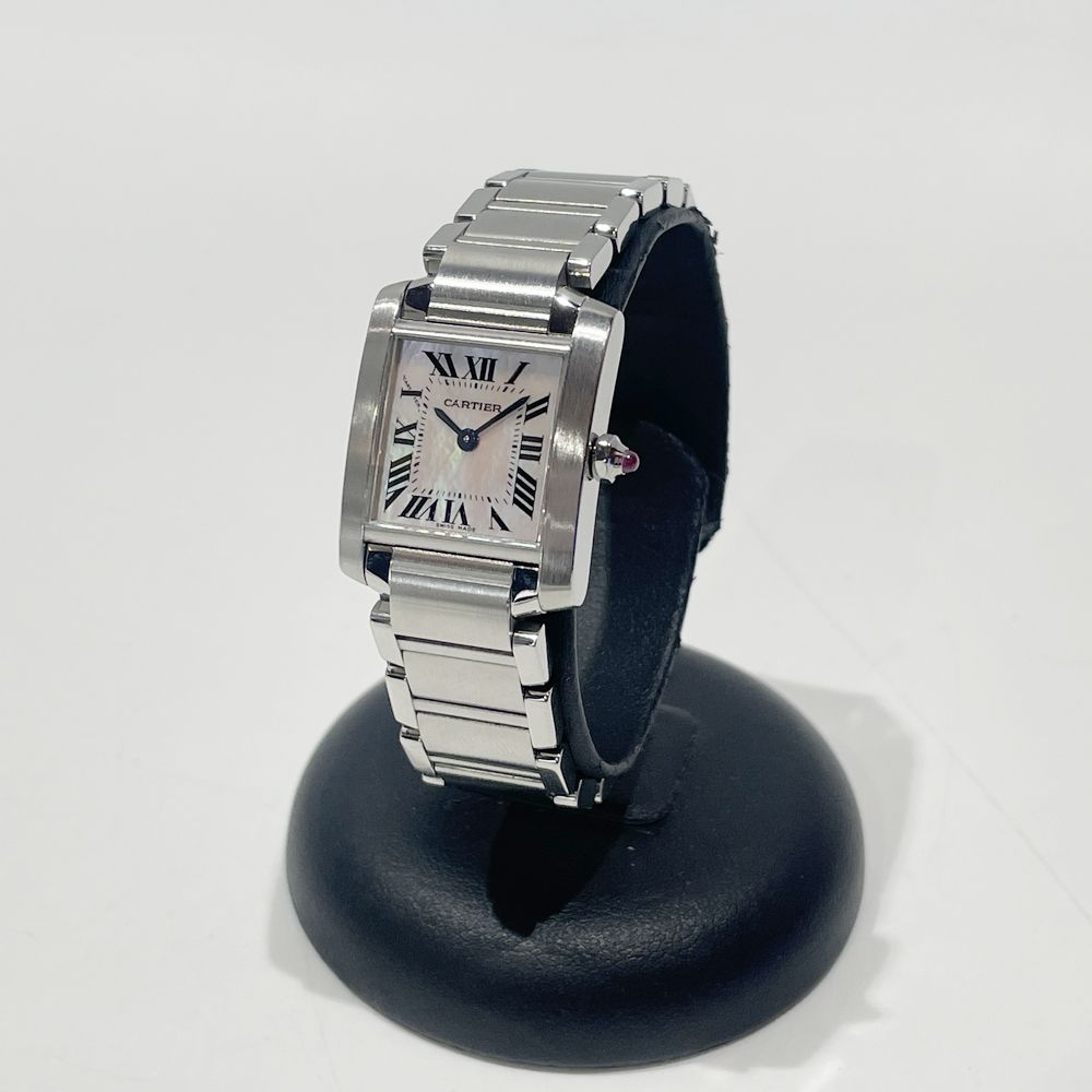 CARTIER(カルティエ) タンクフランセーズSM W51028Q3 腕時計 ステンレススチール レディース【中古】20241104