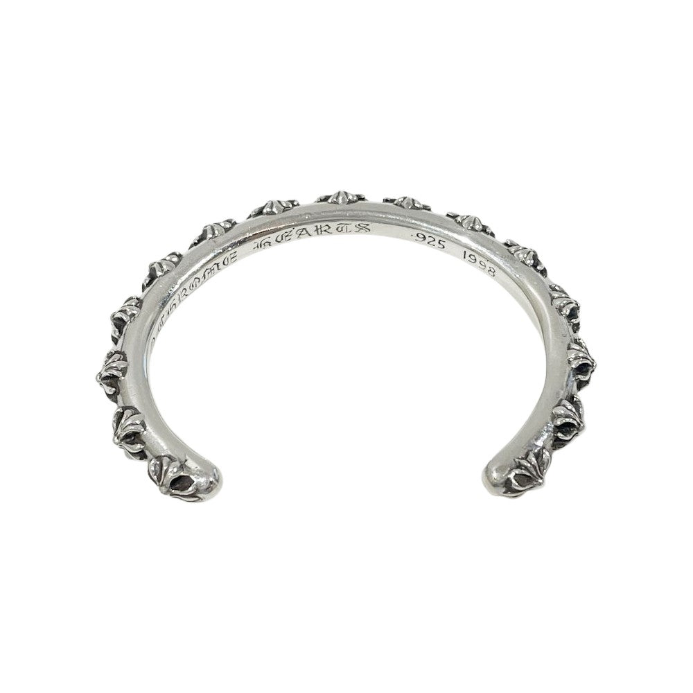 CHROME HEARTS(クロムハーツ) クロスバンド バングル シルバー925 メンズ【中古AB】20240807