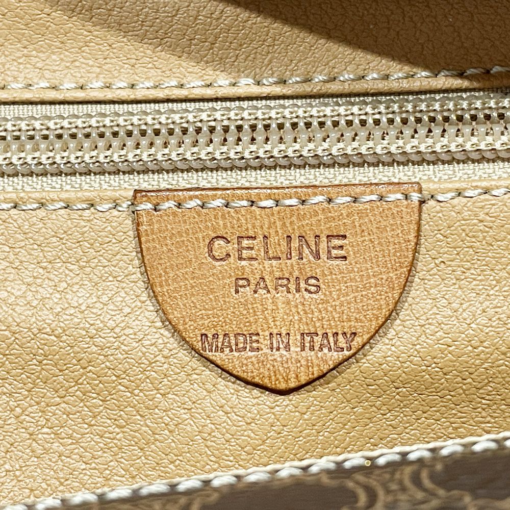 CELINE(セリーヌ) 【レア】マカダム ベルトデザイン ヴィンテージ ハンドバッグ PVC/レザー レディース【中古AB】20240810