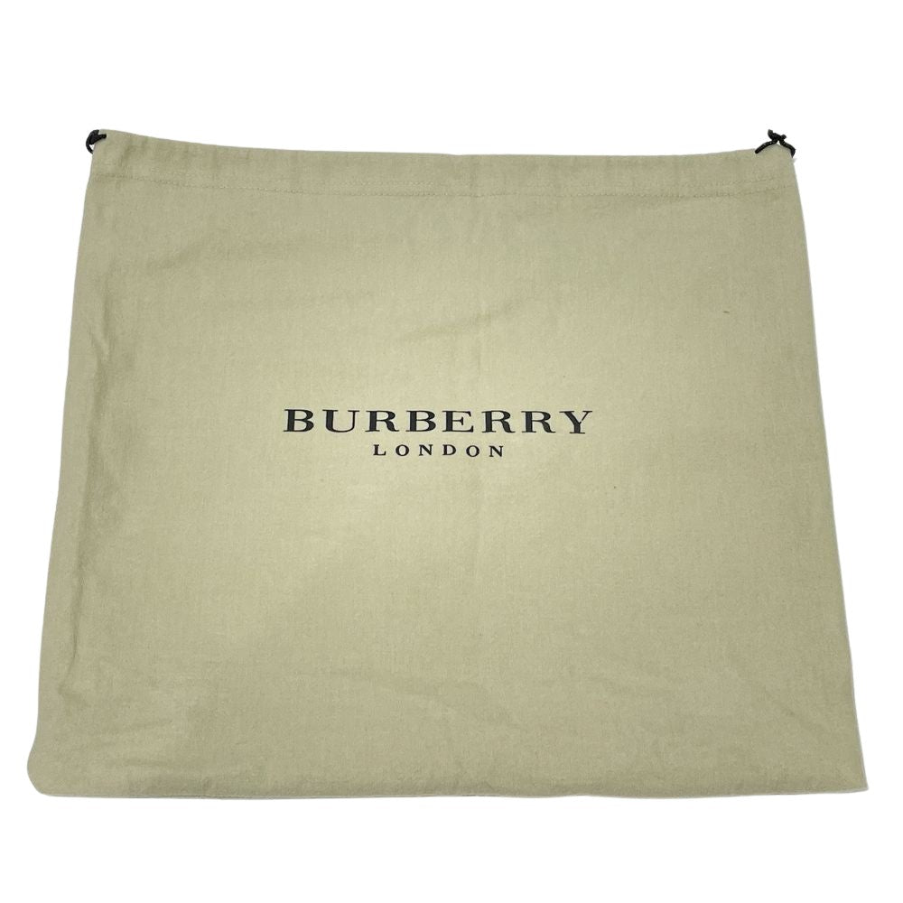 BURBERRY(バーバリー) ロンドン ロゴ チェック トートバッグ PVC/レザー レディース【中古B】20240810