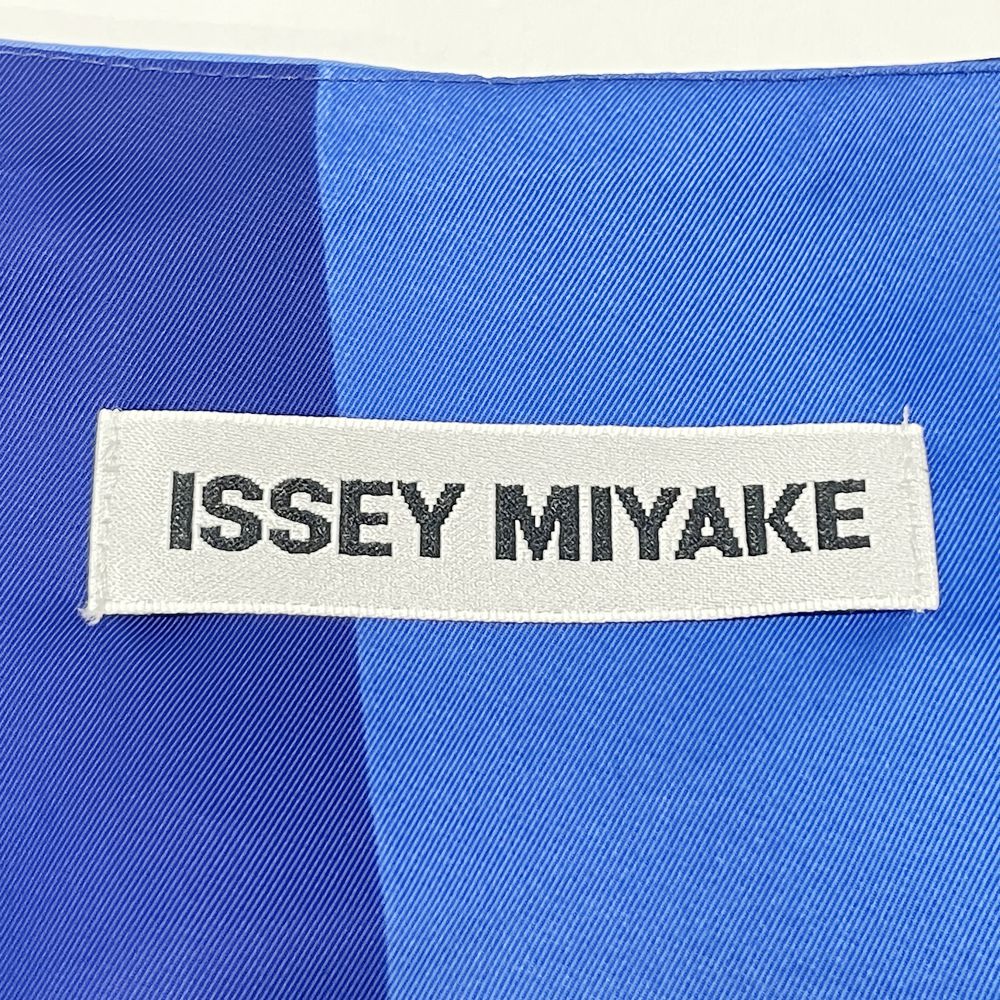 ISSEY MIYAKE(イッセイミヤケ) 変形 ドレープ フロントボタン 総柄 グラデーション サイズ2 IM21FJ504 ブラウス ポリエステル レディース【中古AB】20240817