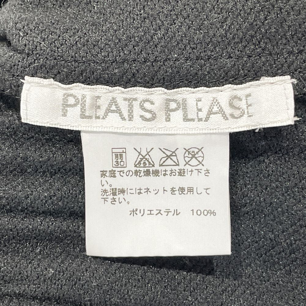 PLEATS PLEASE(プリーツプリーズ) イッセイミヤケ プリーツ加工 サイドポケット ノースリーブ 伸縮性 サイズ3 PP43-JT554 ワンピース ポリエステル レディース【中古AB】20240817