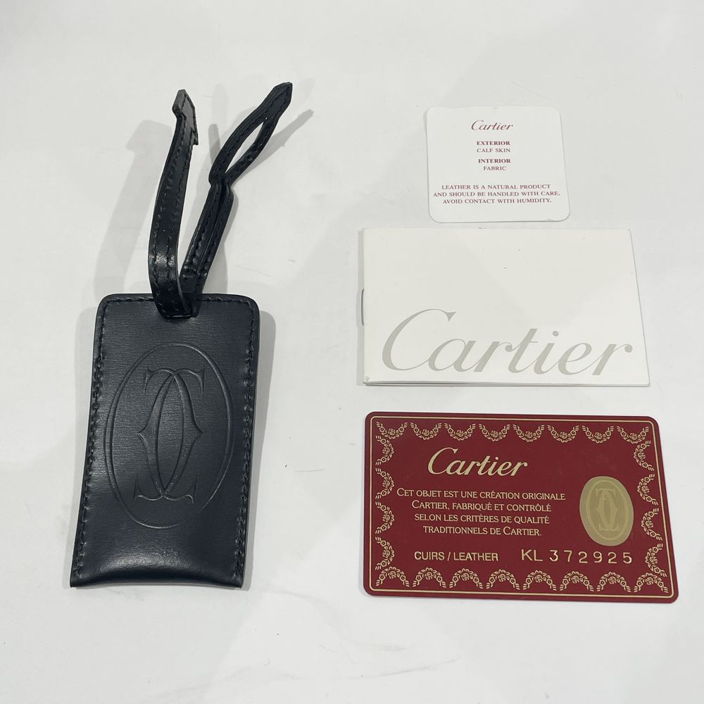 CARTIER(カルティエ) トラディション ロゴ ビジネスバッグ ブリーフケース レザー メンズ【中古B】20240824