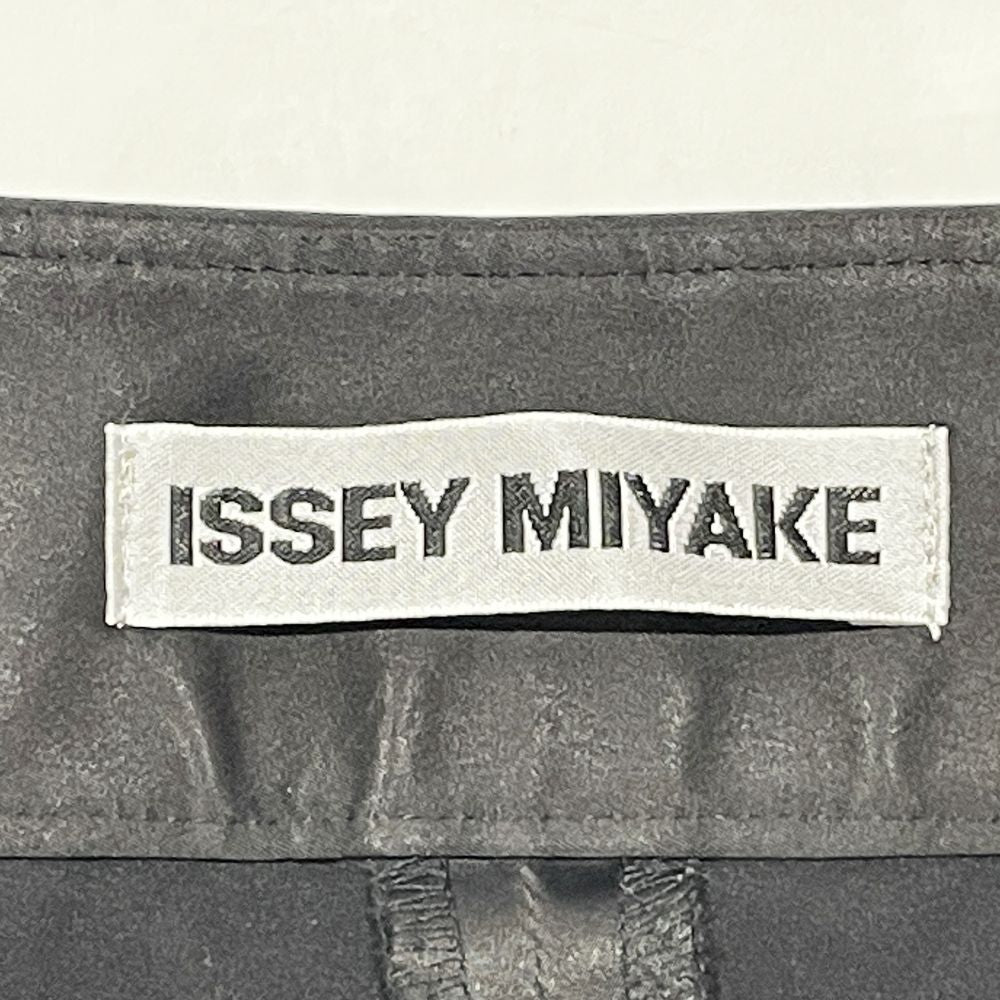 ISSEY MIYAKE(イッセイミヤケ) ワイド 光沢感 サイズ3 IM63FF523 パンツ アセテート/ポリエステル レディース【中古B】20240817