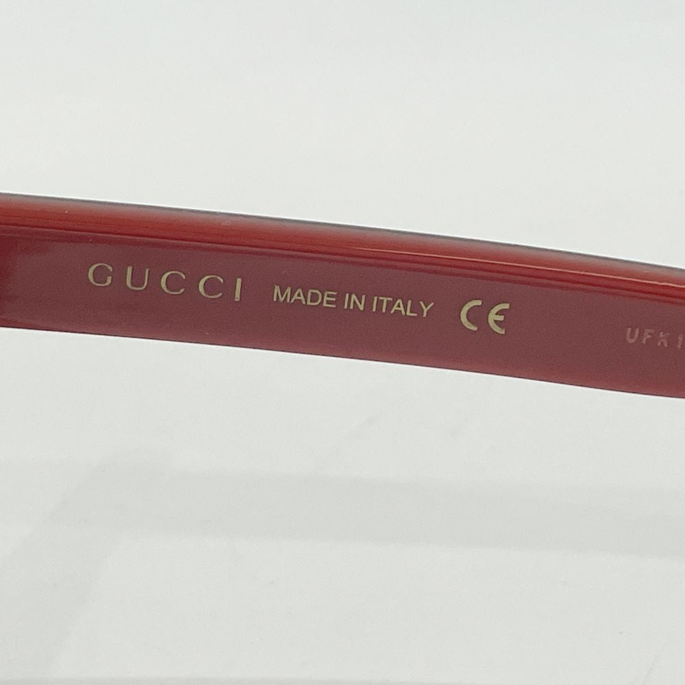 GUCCI(グッチ) キャットアイ ラメ ストライプ インターロッキング GG0325SA サングラス プラスチック ユニセックス【中古A】20240817