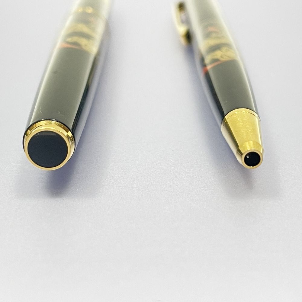 中古AB/使用感小】PILOT パイロット 2点セット 国光会 旧型 ボールペン 龍 竜 蒔絵 14K585 まとめ ユニセックス 万年筆  ブラック20485947