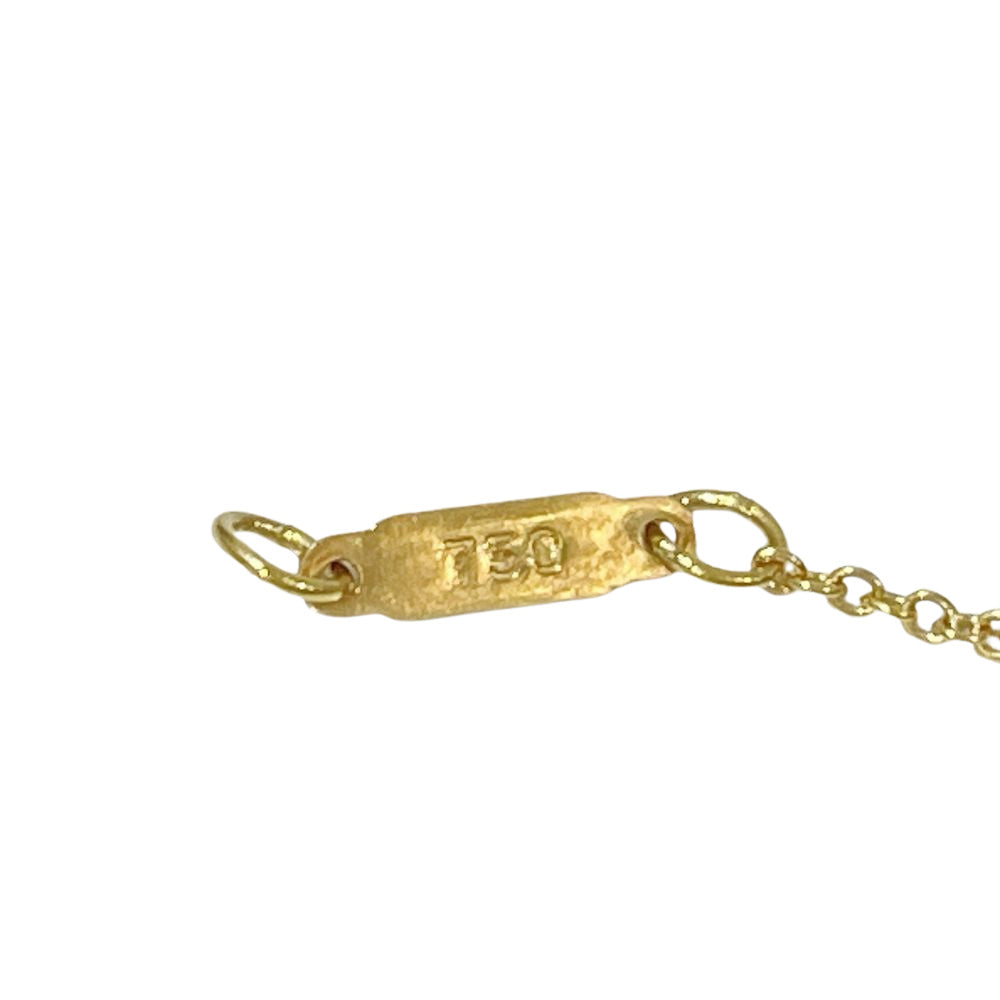 中古B/標準】TIFFANY&Co. ティファニー クロス 4Pダイヤ K18YG レディース ネックレス ゴールド20486706