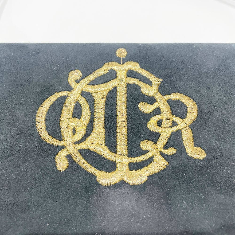 Christian Dior(クリスチャンディオール) ロゴ エンブレム 刺繍 肩掛け ヴィンテージ ショルダーバッグ スエード レディース【中古AB】20240928