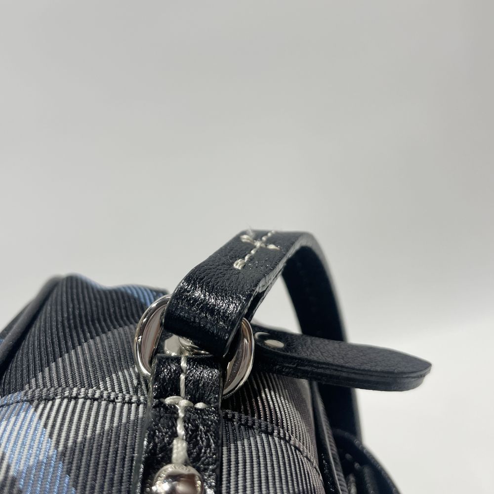 BURBERRY BLUE LABEL(バーバリーブルーレーベル) チェック 斜め掛け ショルダーバッグ キャンバス/レザー レディース【中古AB】20240824