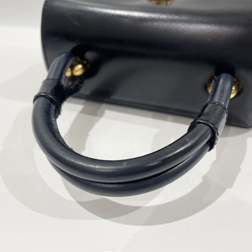 LOEWE(ロエベ) 【レア】アナグラム バニティ ミニ ヴィンテージ ハンドバッグ レザー レディース【中古AB】