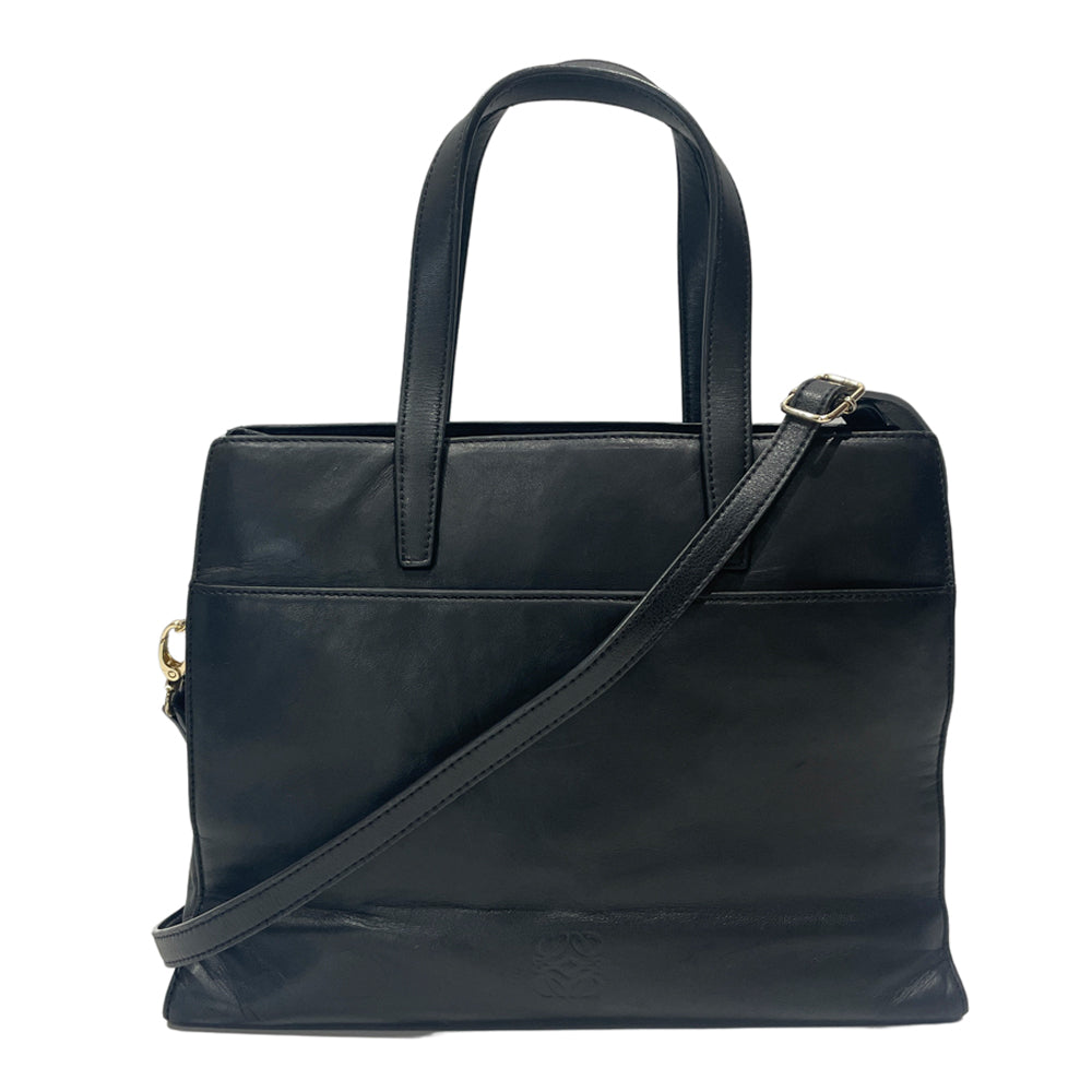 LOEWE(ロエベ) アナグラム ナッパ 2WAY ヴィンテージ ハンドバッグ レザー レディース【中古B】20240824