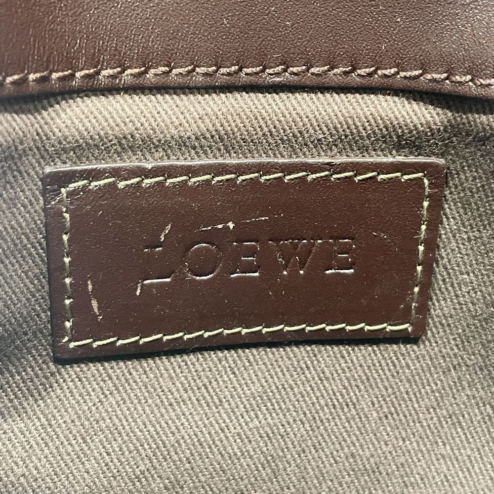 LOEWE(ロエベ) ロゴ アナグラム 30/75 ボディバッグ ミニ ヴィンテージ ウエストバッグ PVC/レザー レディース【中古B】20240824