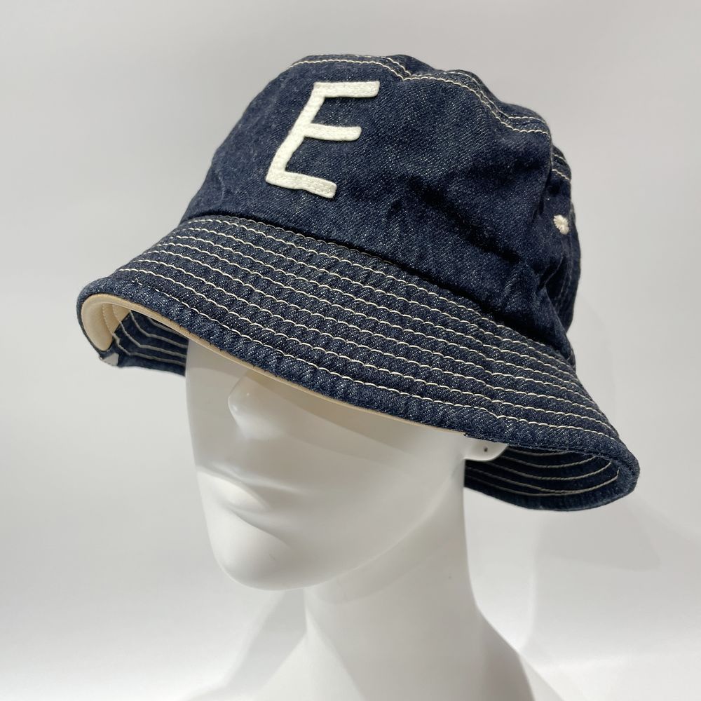 中古AB/使用感小】DECHO デコー ×ANACHRONORM アナクロノーム BEAT INITIAL HAT STRIPE バケット サイズ01  ユニセックス ハット ブルー20486861