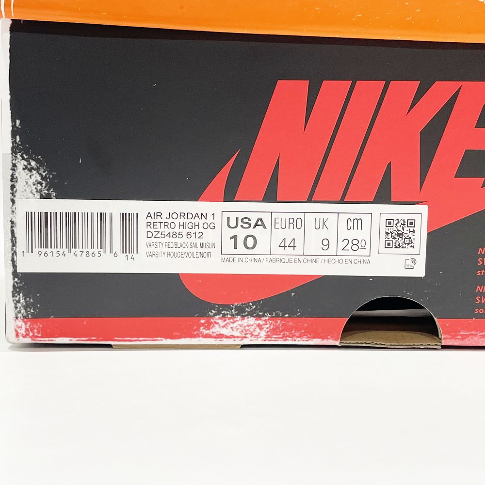 中古SA/極美品】NIKE ナイキ AIR JORDAN 1 HIGH OG Lost & Found Chicago エアジョーダン1 ハイ OG  ロスト&ファウンド シカゴ メンズ スニーカー レッド20486863