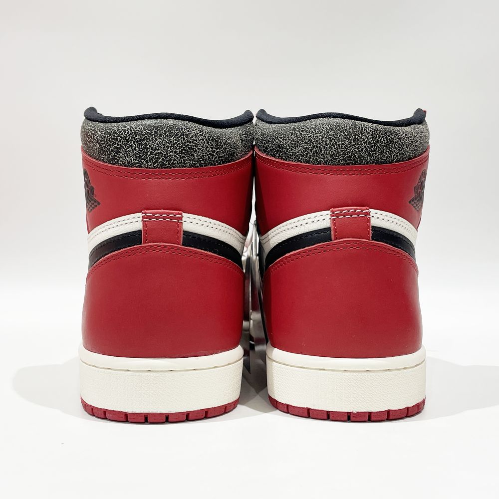 中古SA/極美品】NIKE ナイキ AIR JORDAN 1 HIGH OG Lost & Found Chicago エアジョーダン1 ハイ OG  ロスト&ファウンド シカゴ メンズ スニーカー レッド20486863